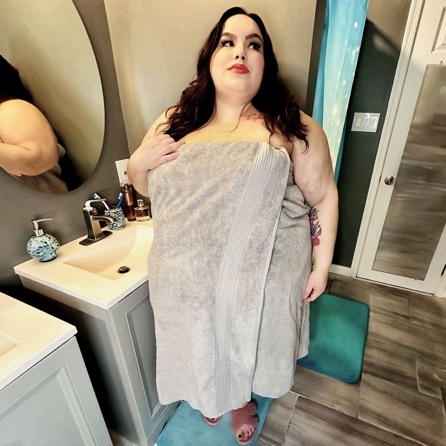 Big Softee Towel - Silver
