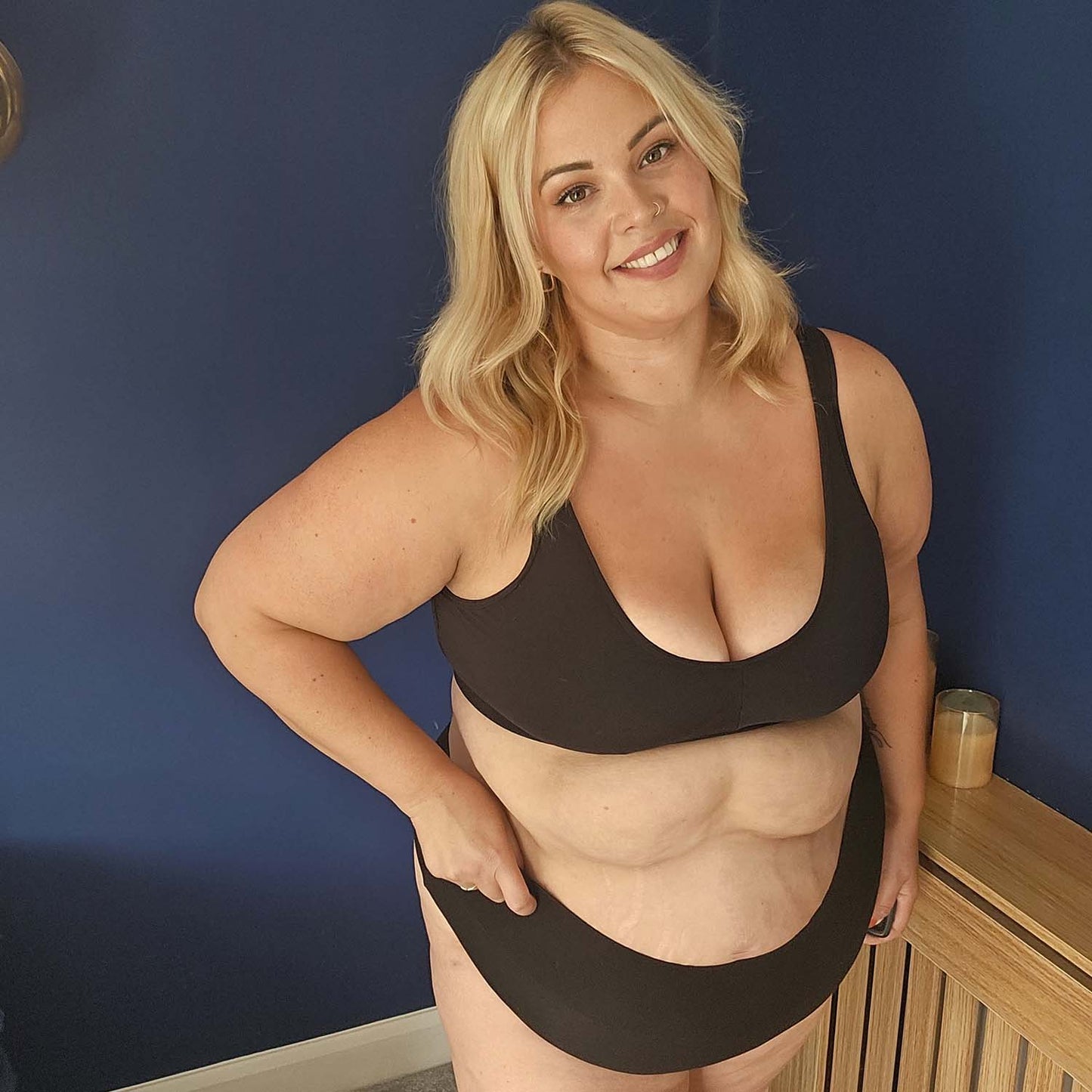 Organic Cotton Bra - Black