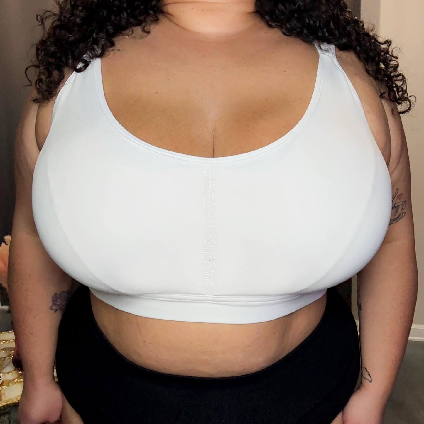 Organic Cotton Bra - White