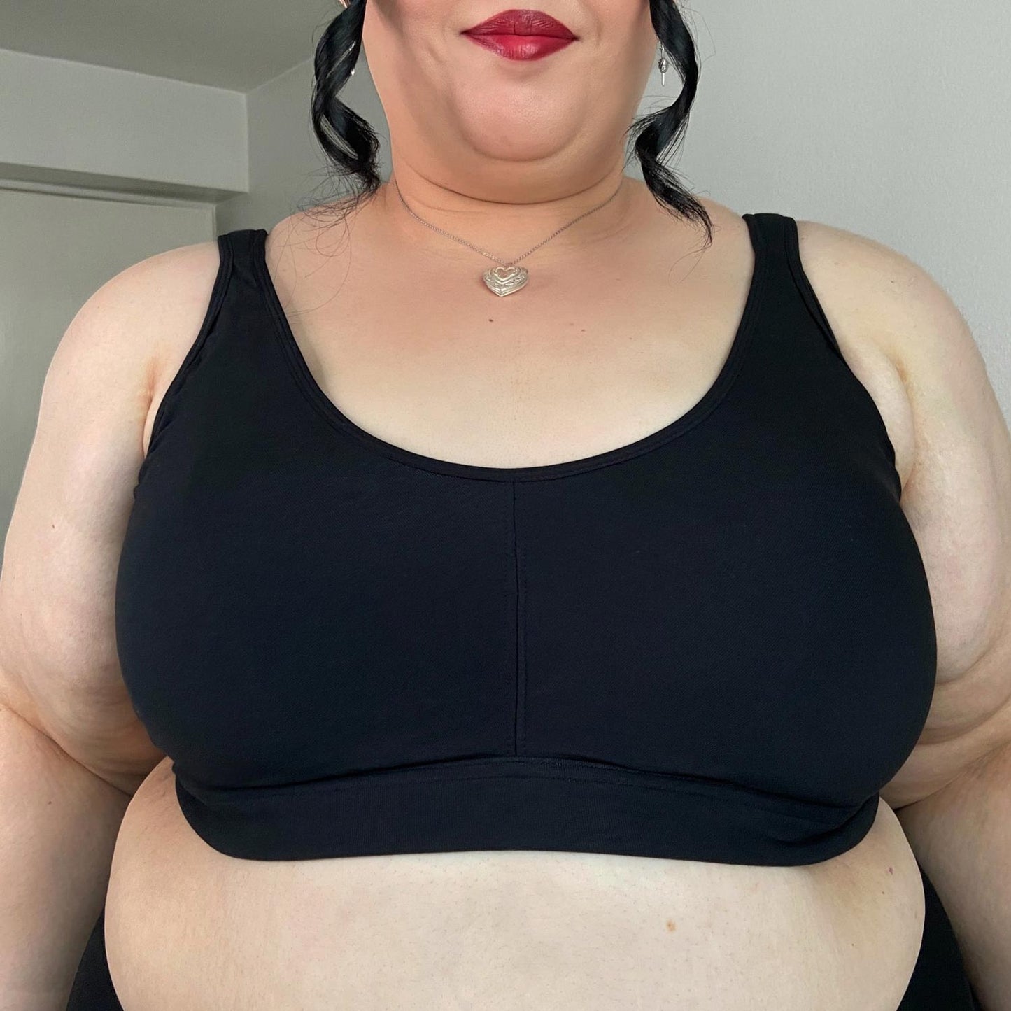Organic Cotton Bra - Black