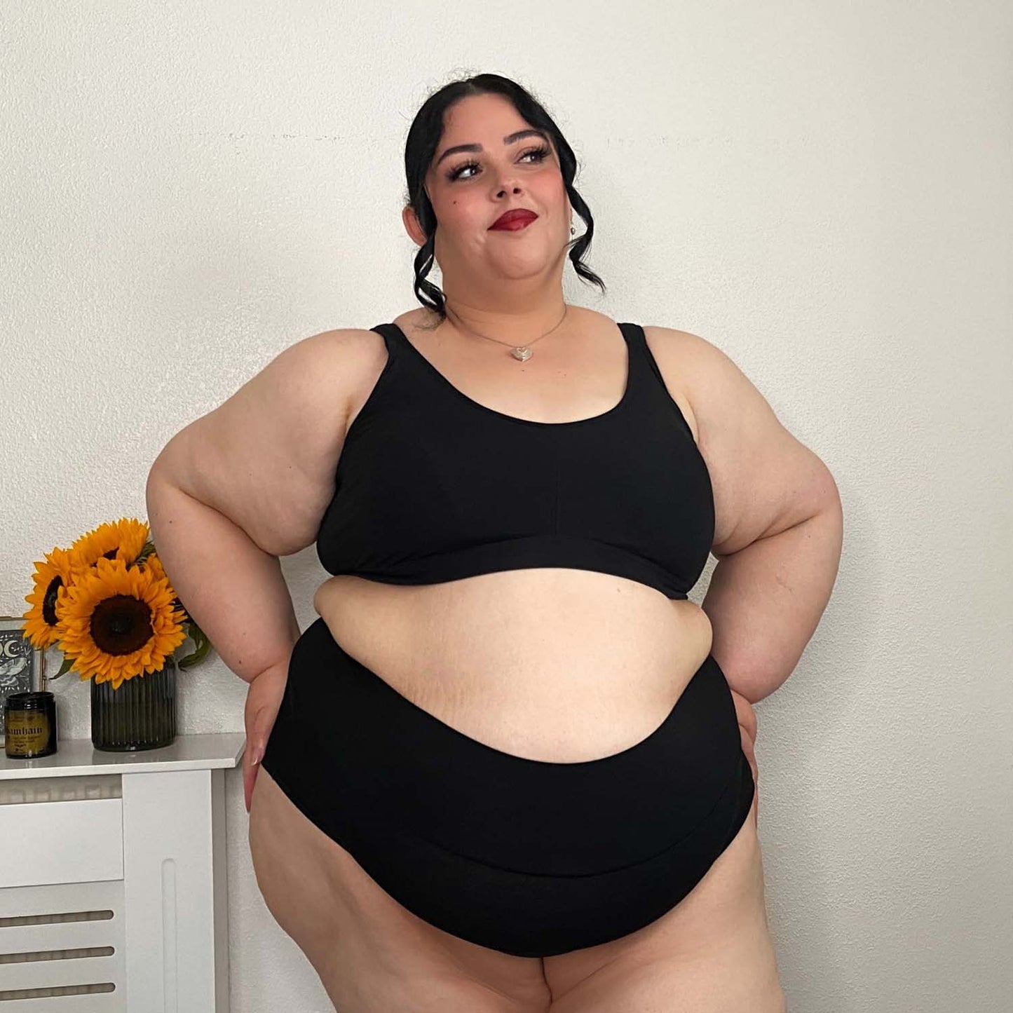 Organic Cotton Bra - Black