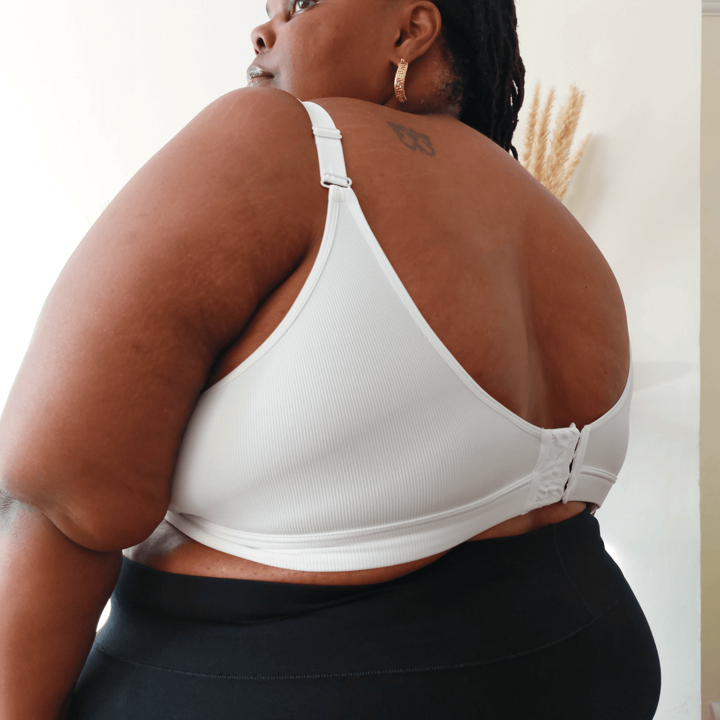 Everyday Ribbed Bra - White