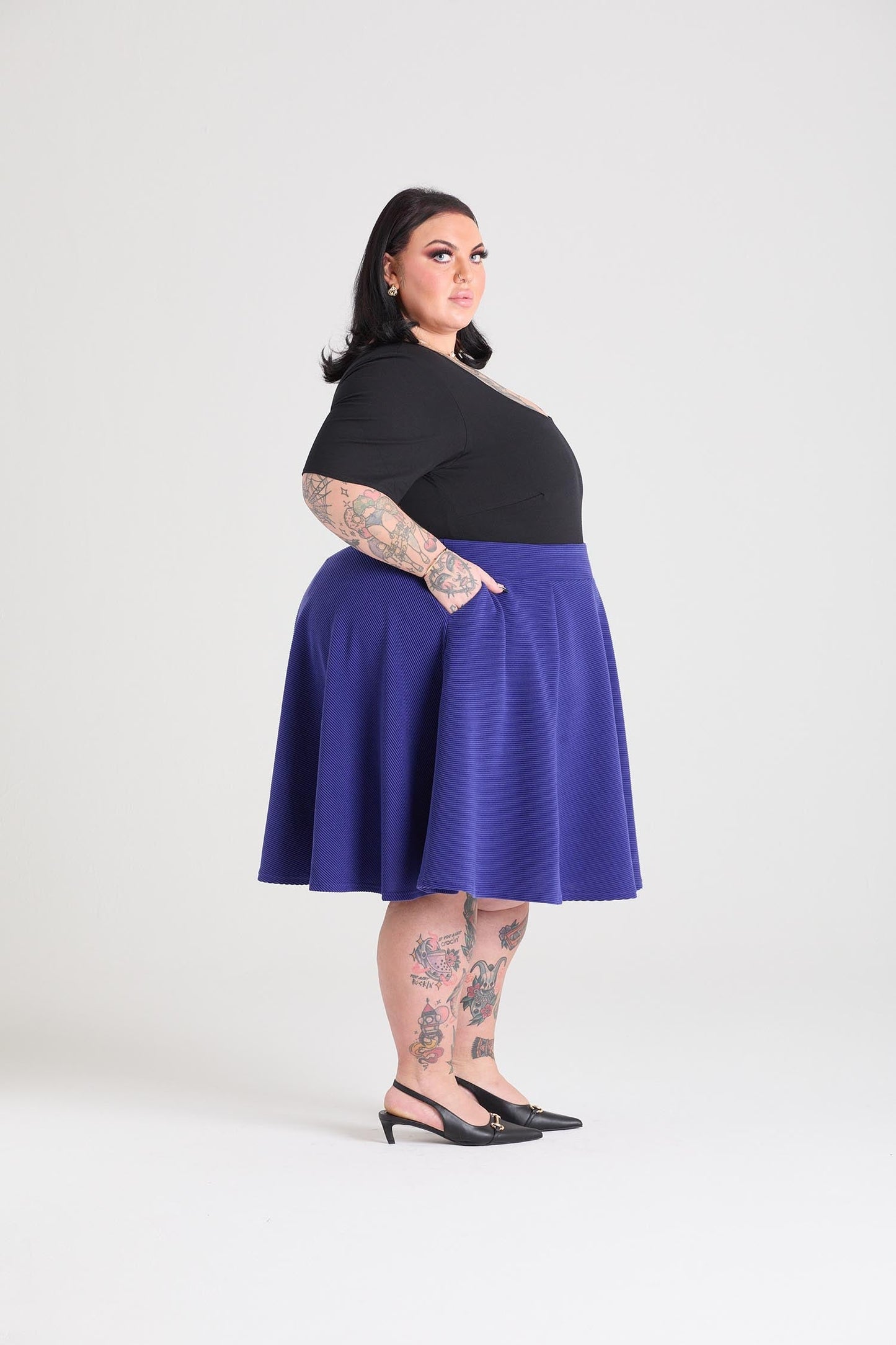 Ottoman Flare Skirt - Aretha