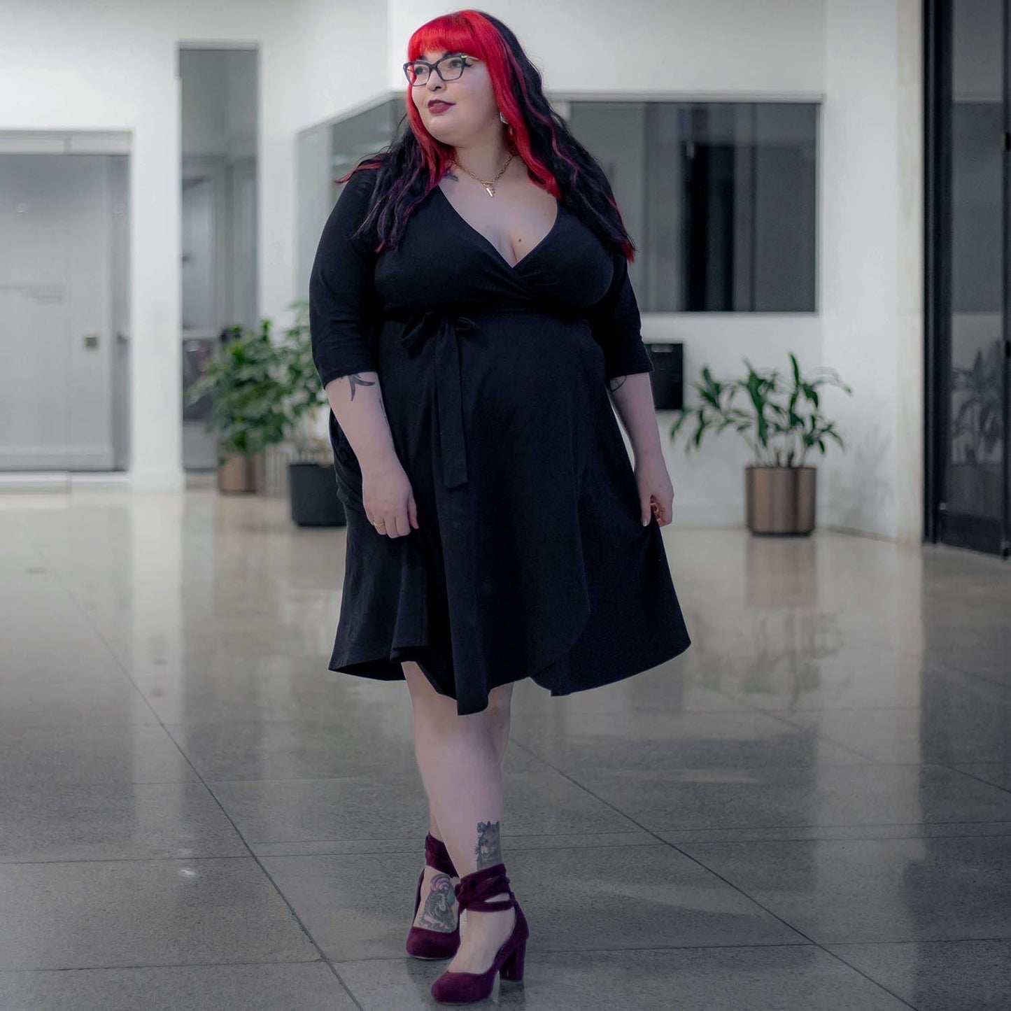 Wrap Dress - Black