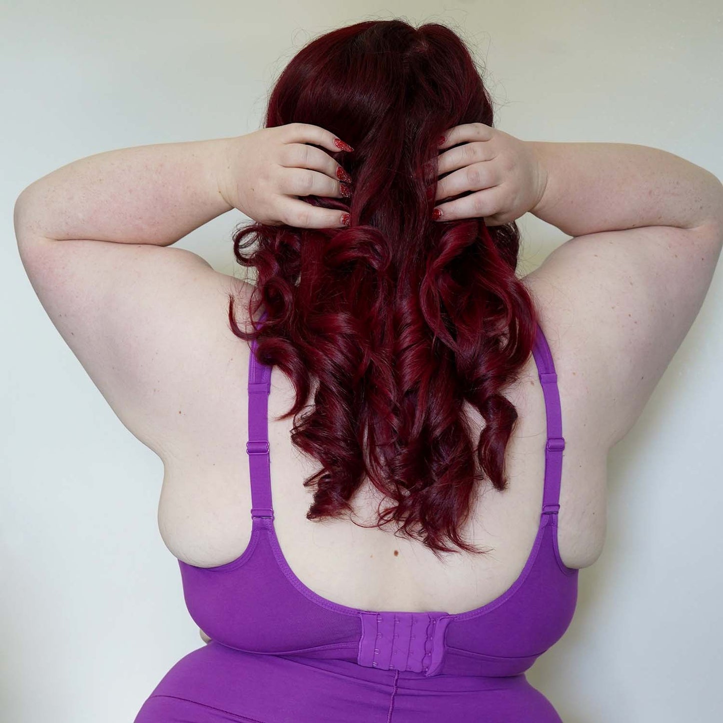 Organic Cotton Bra - Grape Escape