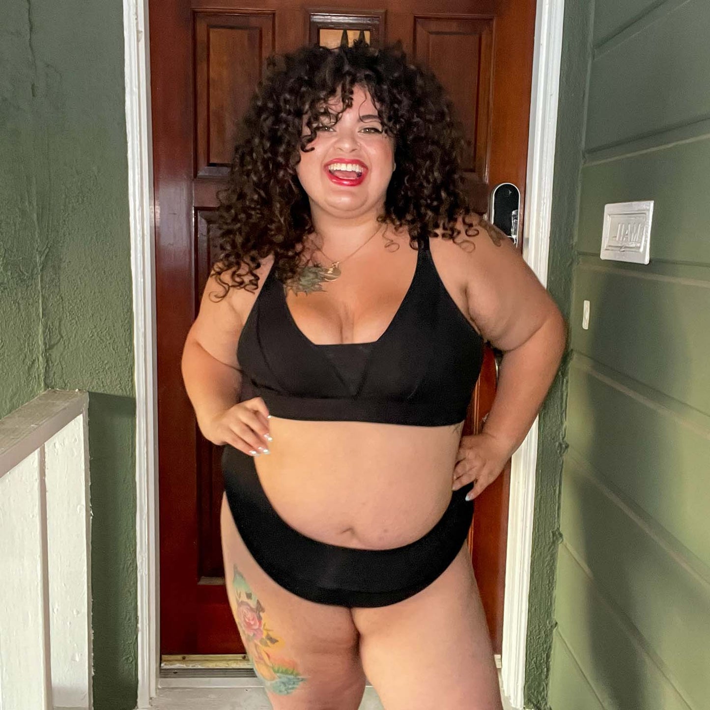 Everyday Ribbed Bra - 3 x Black