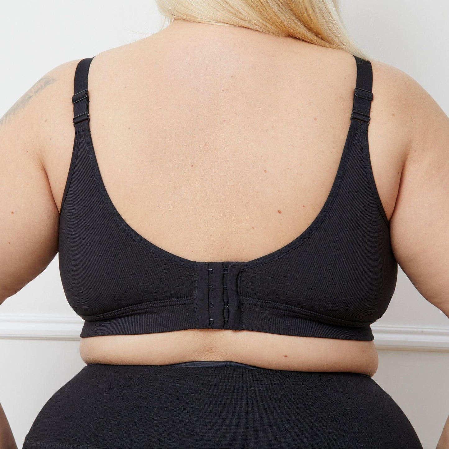 Everyday Ribbed Bra - Black