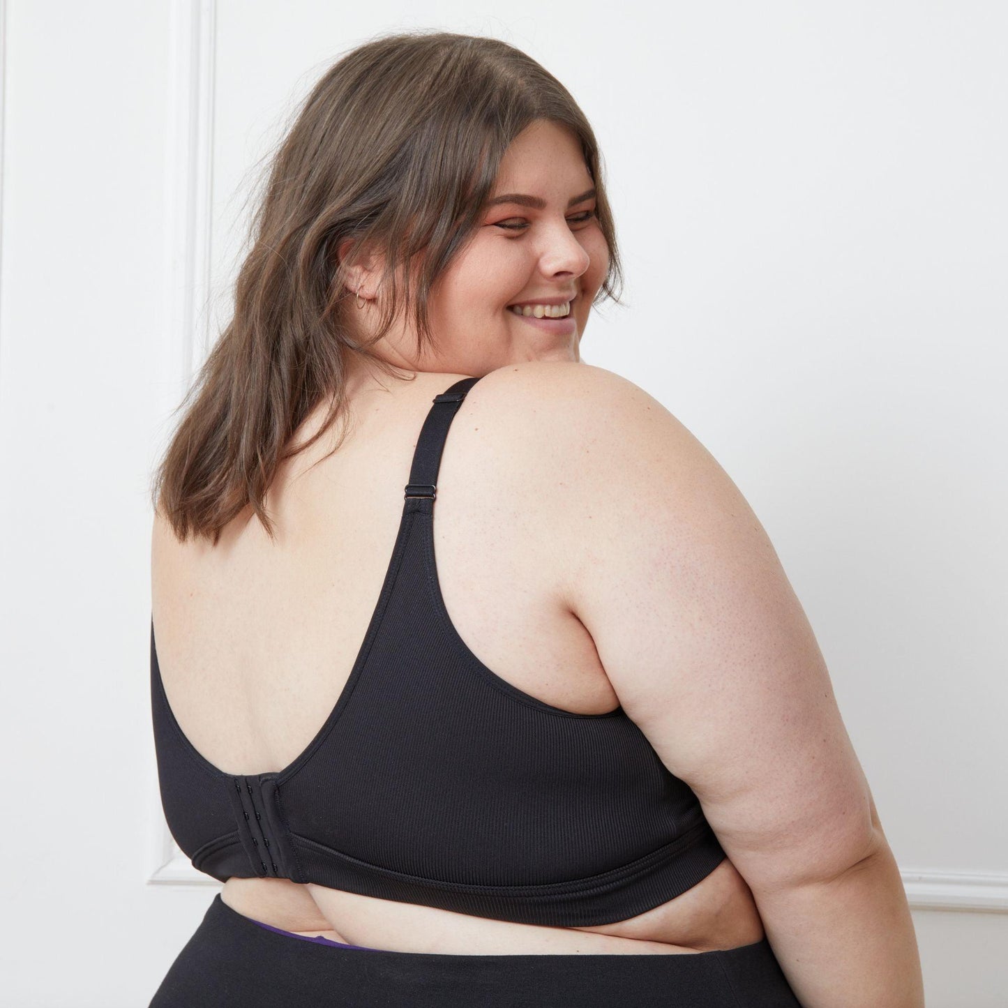 Everyday Ribbed Bra - Black
