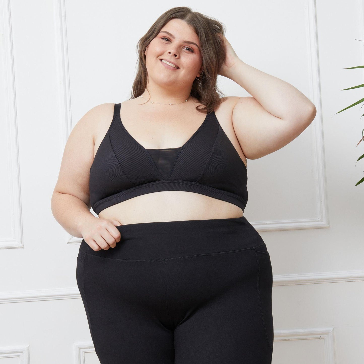 Everyday Ribbed Bra - 3 x Black