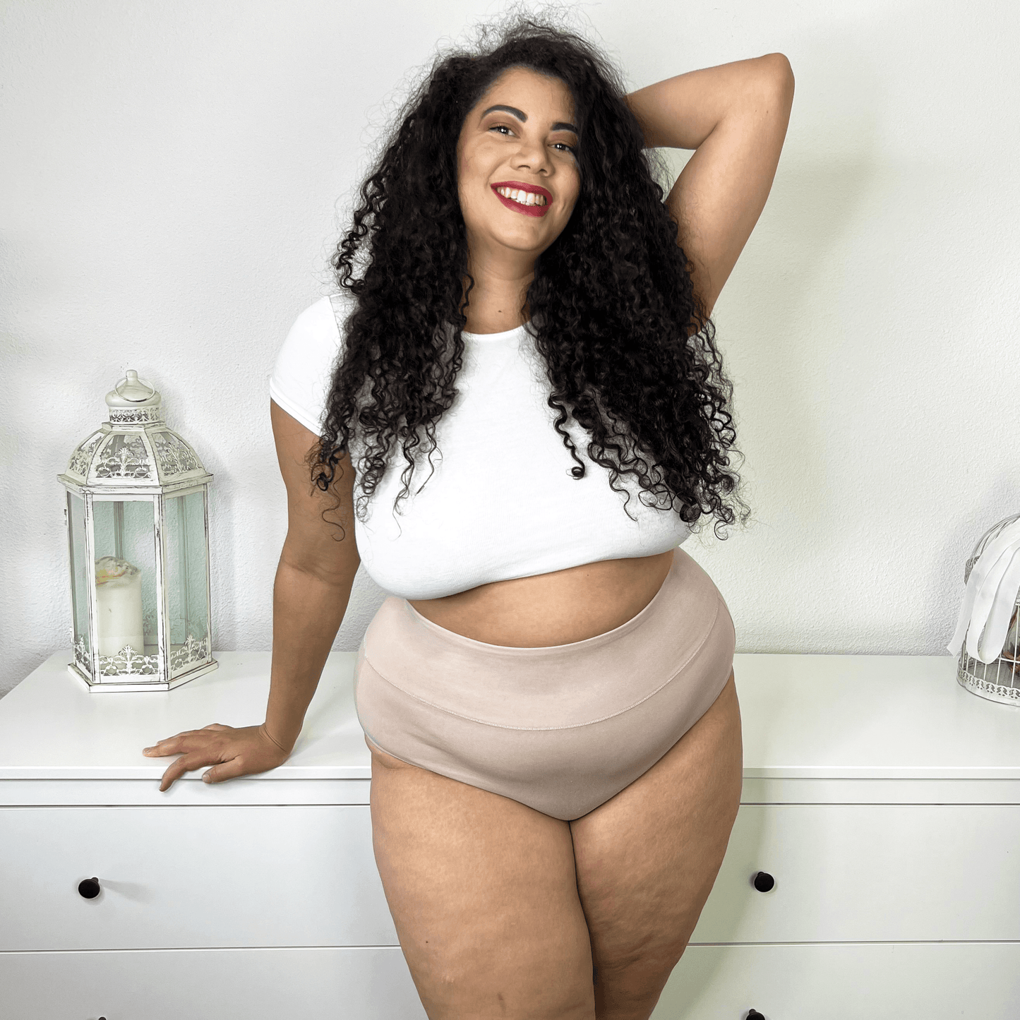 Organic Cotton Full Brief Knickers - Milk Bottle